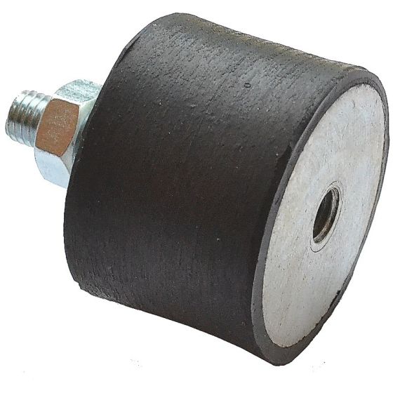 Rubber Vibration Mount Male/Female 50x35mm M10 Thread
