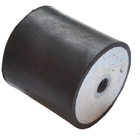 Rubber Mount Female/Female 50x50mm M12 Thread