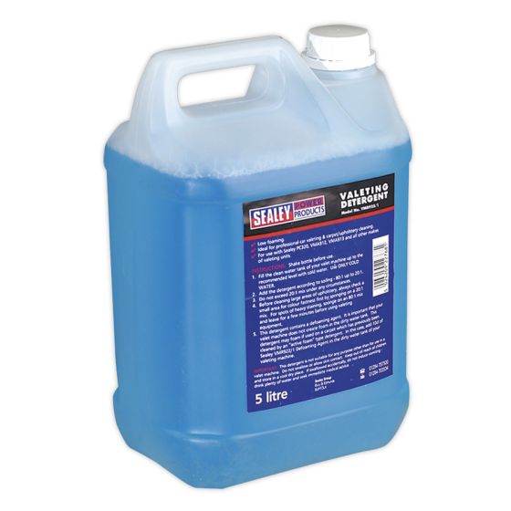 Carpet/Upholstery Detergent 5ltr Sealey Part No. VMR925S