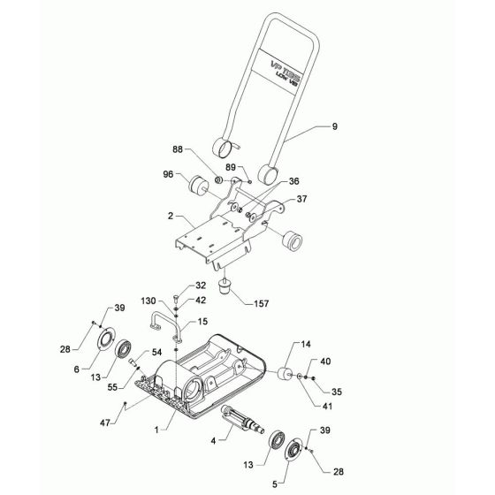 Guide Handle for Wacker VP1135R