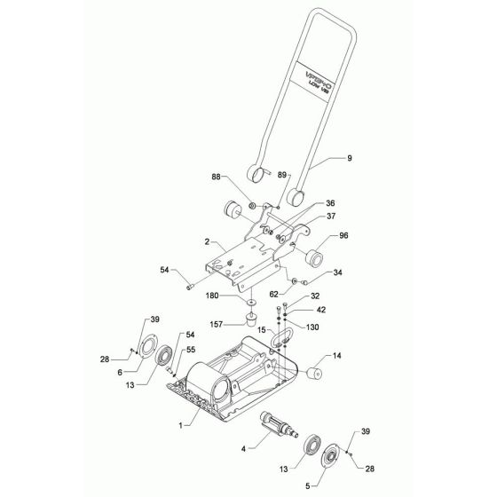 Baseplate for Wacker VP1340R