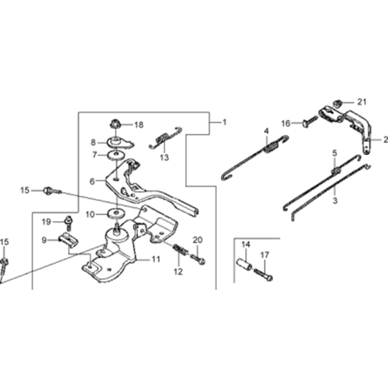 Governor Assembly for Wacker VP1550A-5000009027 (Honda Engine) Rev.116 Plate Compactor