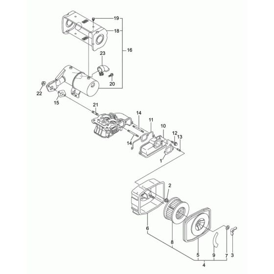 Air Cleaner for Wacker VP2050Y