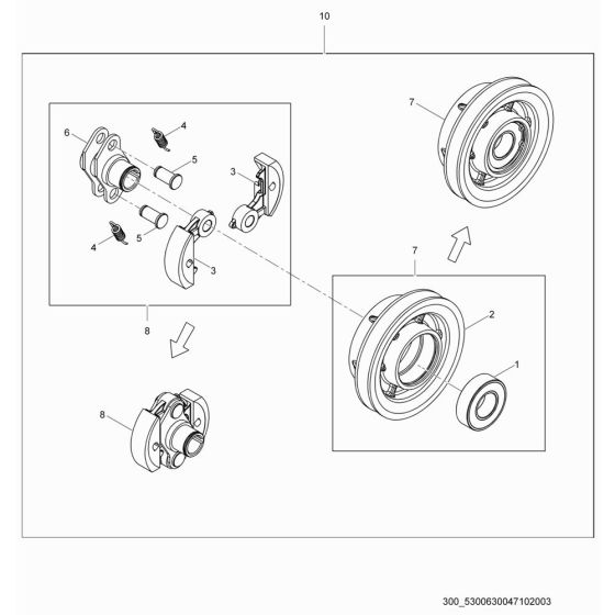 Clutch Assembly for Wacker VP40H
