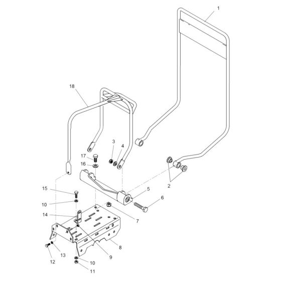 Guide Handle for Wacker VPA1340
