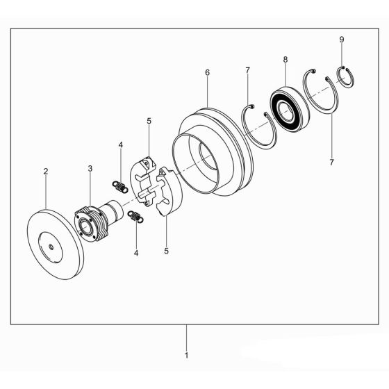 Clutch Assembly for Wacker VPG165A
