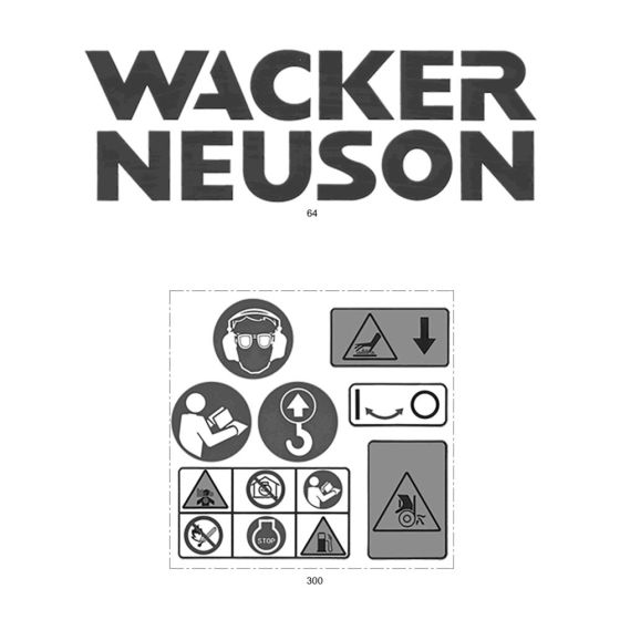 Decals for Wacker VPH70