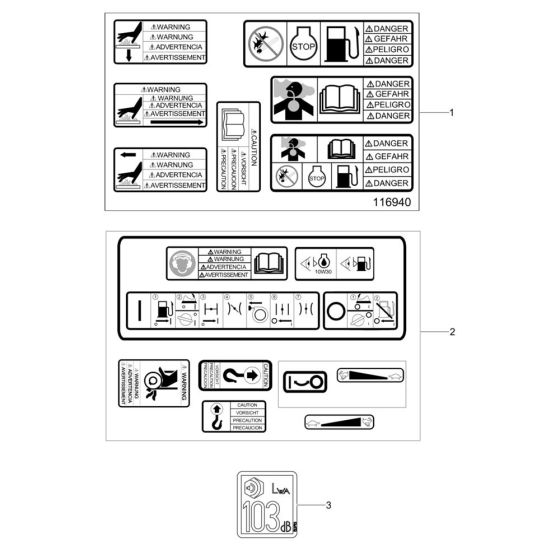 Decals for Wacker VPR1330