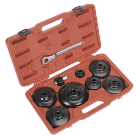 Oil Filter Cap Wrench Set 9pc - Commercials Sealey Part No. VS7007