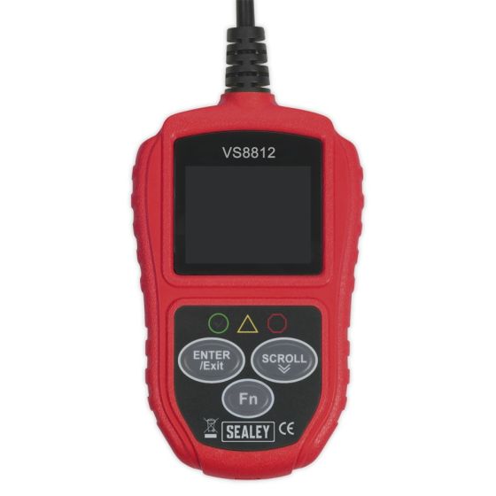 EOBD Code Reader - Live Data Sealey Part No. VS8812