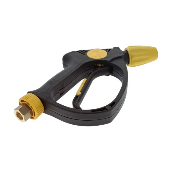 Tufgun350s - Extra Heavy Duty Soft Grip Trigger Swivel 350bar 3/8f In Pull Back Outlet - TG350SKTQPB