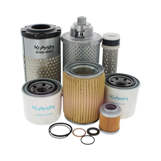 Service Kit (1000h) for Kubota U20-3a Mini Excavator - OEM No. W21CK 00360