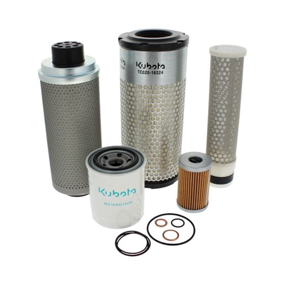Service Kit (500H) for Kubota KX61-3, KX71-3 Mini Excavator - OEM No. W21CK 10208
