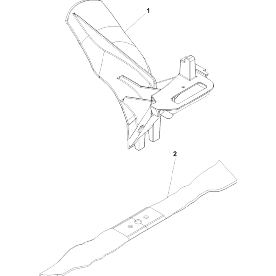 Accessories-1 Assembly for Husqvarna W21 K Commercial Lawn Mower