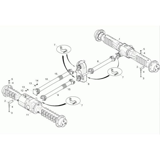 Axle Assembly for Neuson 10001