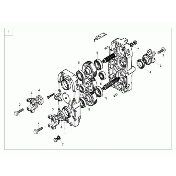 Gearbox Assembly for Wacker