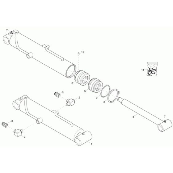 Tilt Ram Assembly