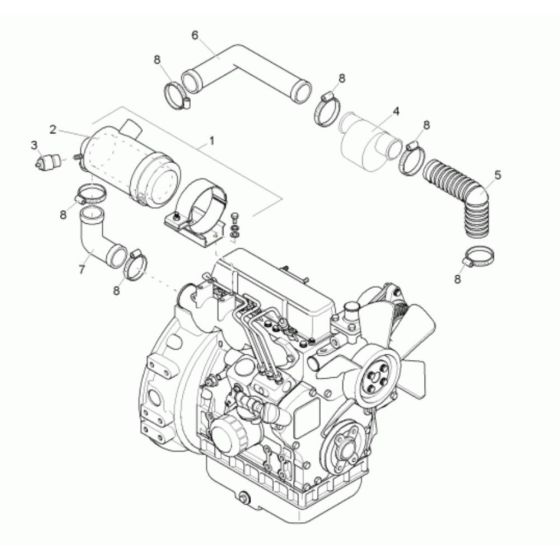 Air Cleaner for Neuson 1001