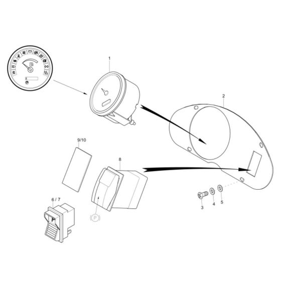 Instrument Assembly for Wacker 1001