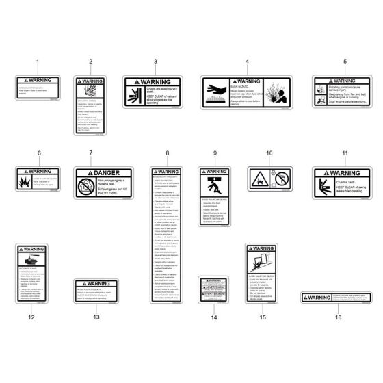 Decals for Wacker 1001
