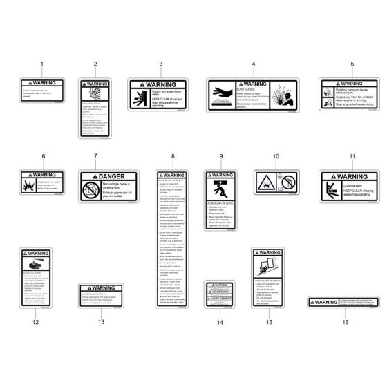 Decals for Wacker 1501 Dumper