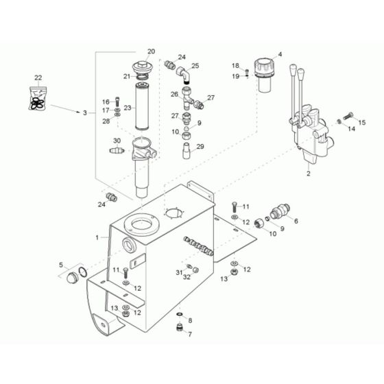 Hydraulic Tank Assembly
