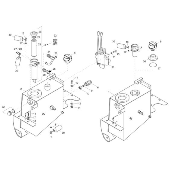 Hydraulic Tank Assembly