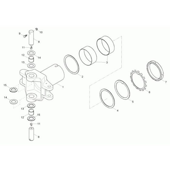 Articulated Joint for Wacker 1601