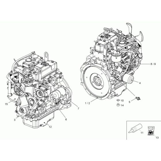 Engine Assembly for Neuson 2001