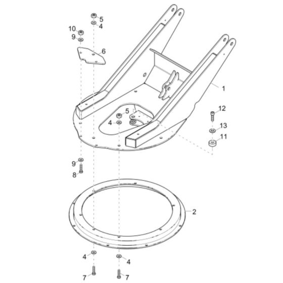 Swing Bracket for Wacker 2001