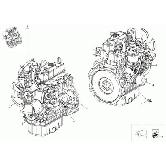 Engine Assembly for Neuson 3001