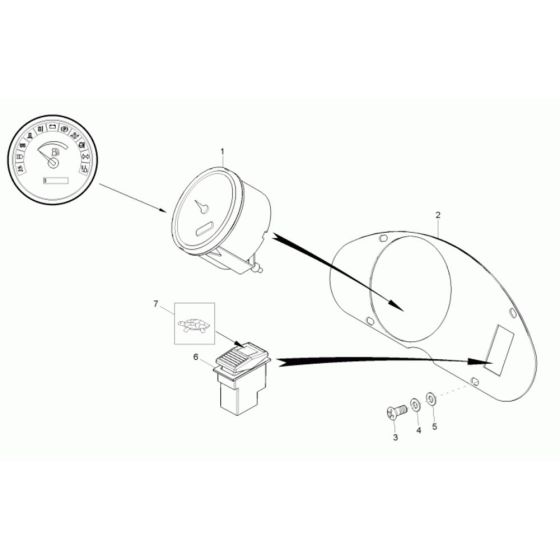 Instrument Panel for Neuson 3001