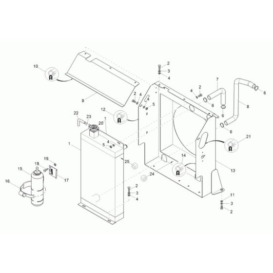 Water Cooler Assembly