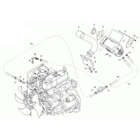 Heating Assembly for Wacker 3001AE