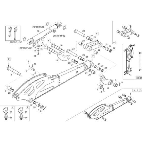 Dipperstick Assembly for 38Z3