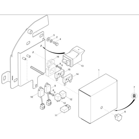 Relay Box for Wacker 38Z3