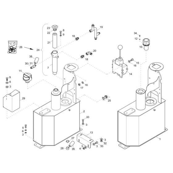 Hydraulic Tank Assembly
