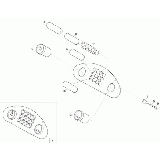 Instrument Panel for Wacker 4001