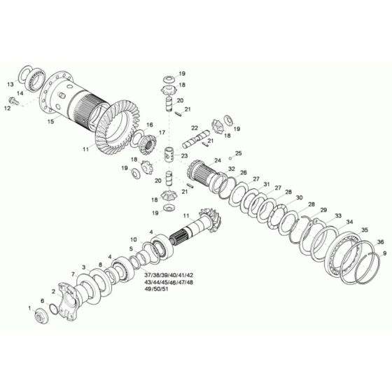 Differential Axle Assembly