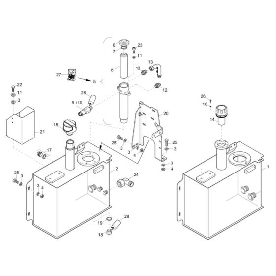 Hydraulic Tank Assembly