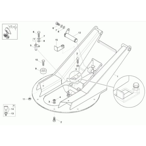 Swing Bracket for Wacker 5001