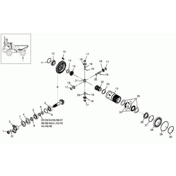 Differential Axle Assembly