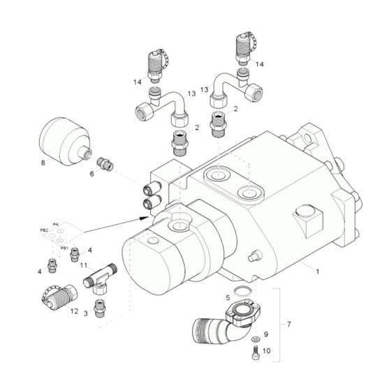 Hydraulic Pump for Wacker 50Z3