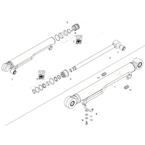 Bucket Cylinder for Wacker 50Z3