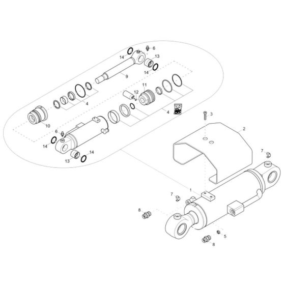 Blade Cylinder Assembly