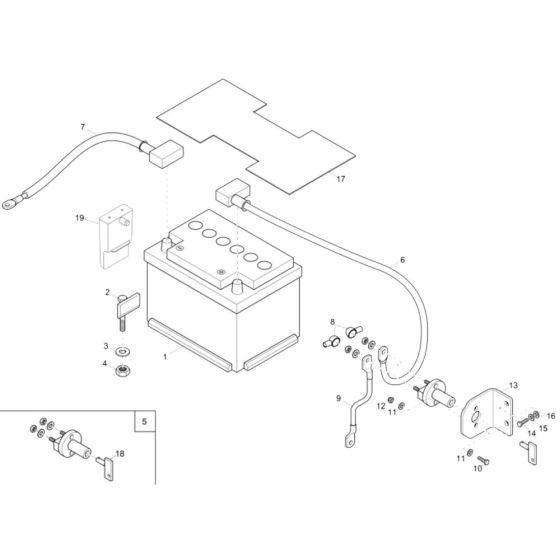 Battery Assembly for Wacker 50Z3
