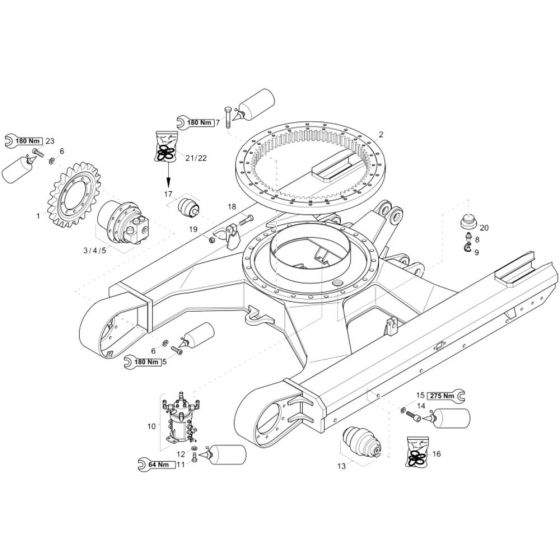 Undercarriage Assembly for 50Z3