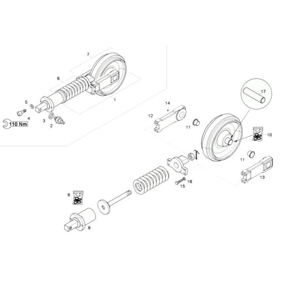Track Tensioner Assembly