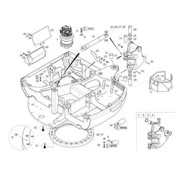 Chassis Assembly for Wacker 50Z3