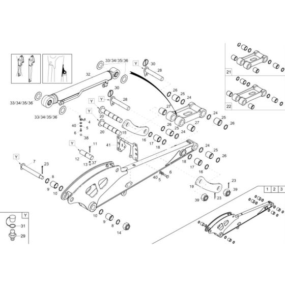 Dipperstick Assembly for Wacker 50Z3